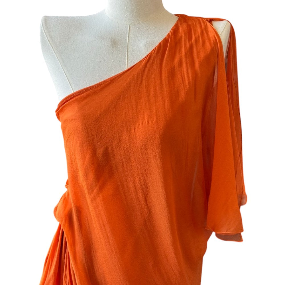 Alberta Ferretti Silk Chiffon Gown