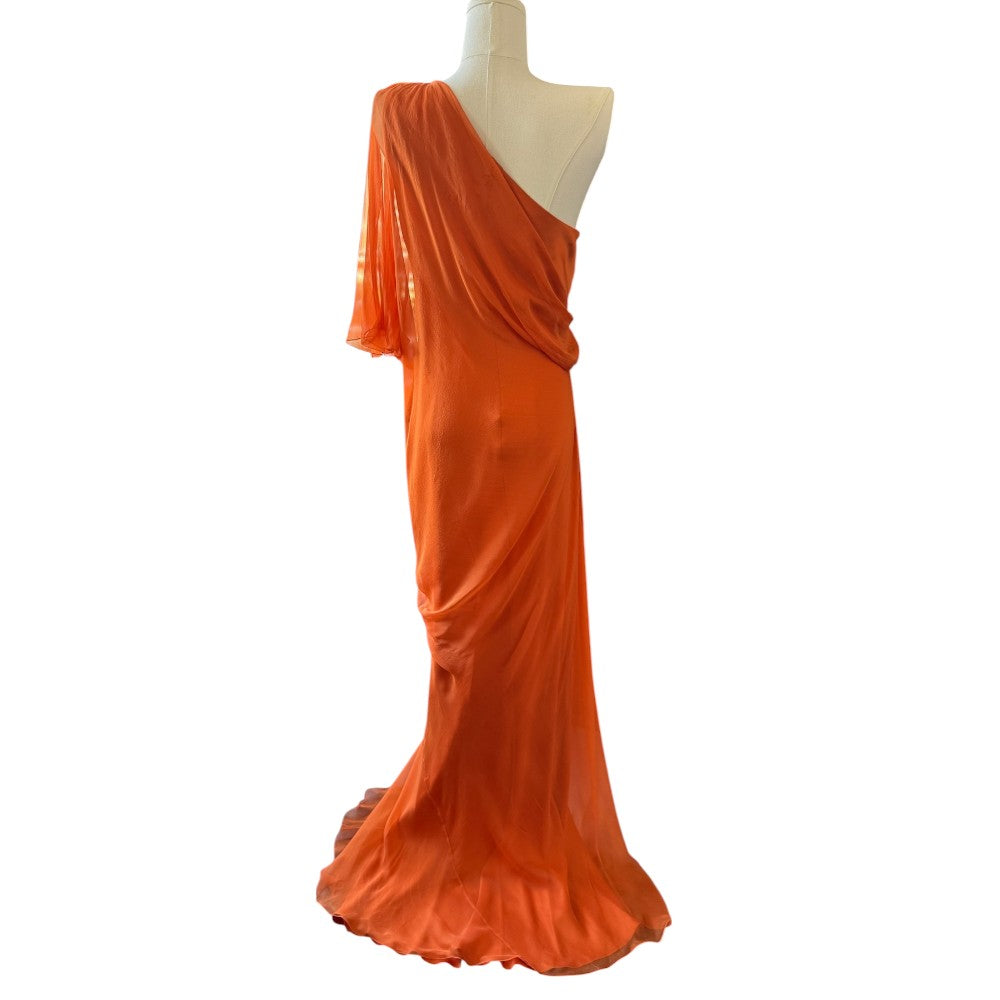 Alberta Ferretti Silk Chiffon Gown