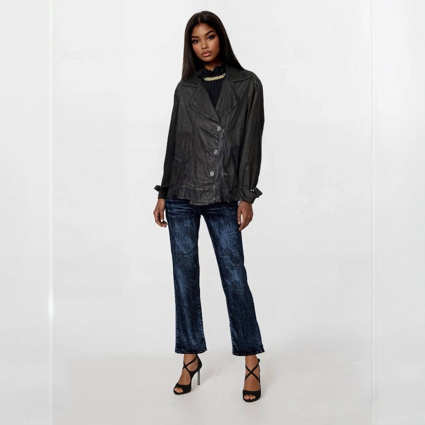 Dolce & Gabbana Leather Biker Jacket