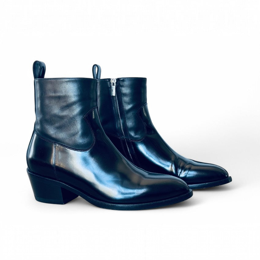 Jimmy Choo Black Leather Boots