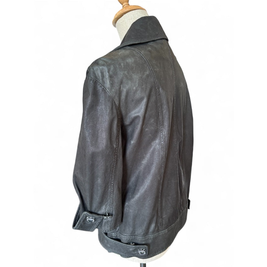 Dolce & Gabbana Leather Biker Jacket