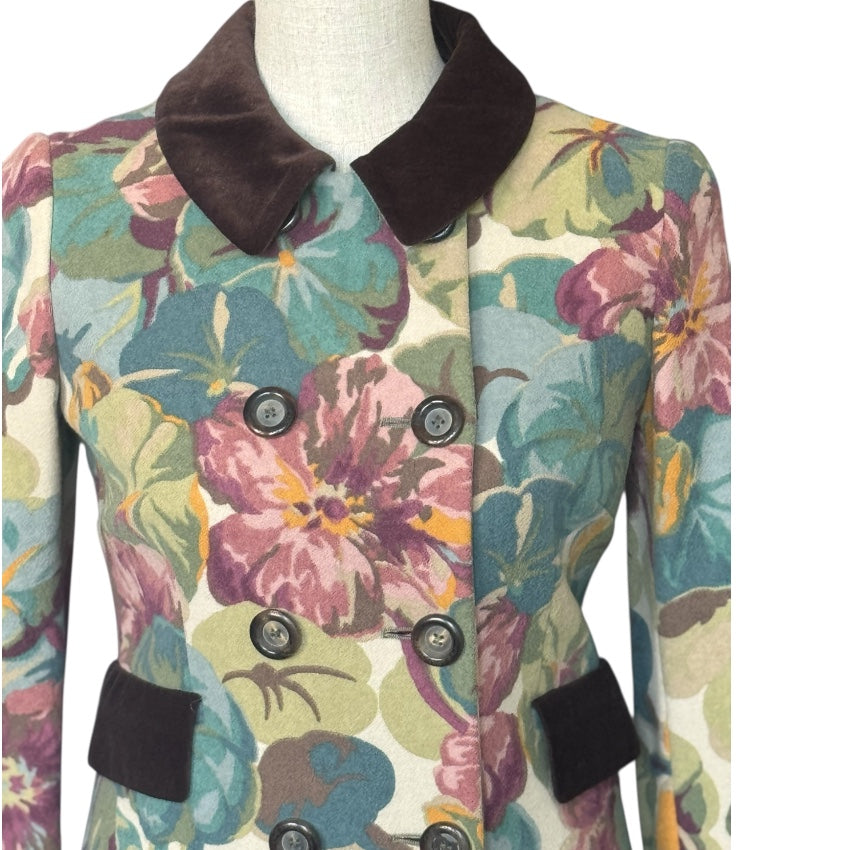 Moschino Cheap & Chic Floral Coat