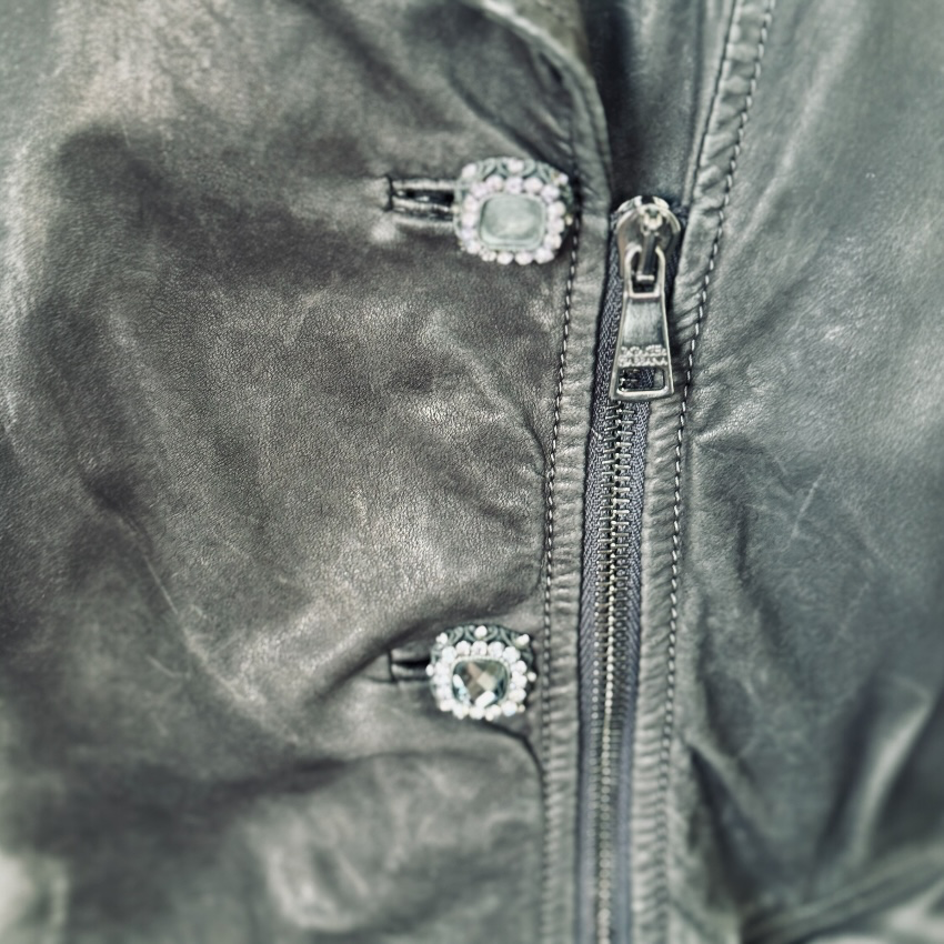 Dolce & Gabbana Leather Biker Jacket