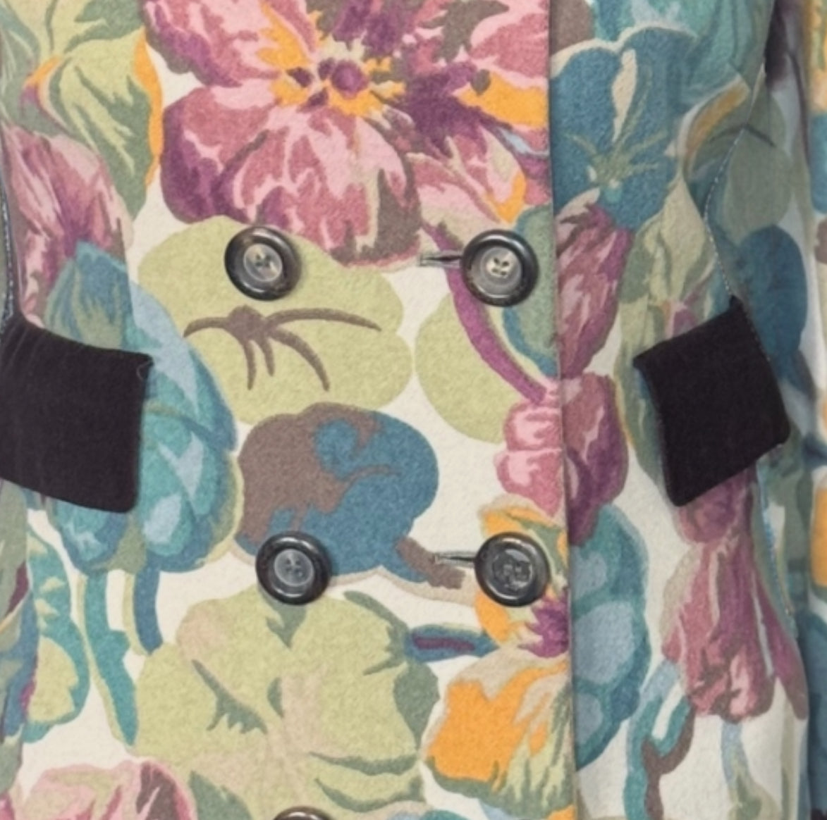 Moschino Cheap & Chic Floral Coat