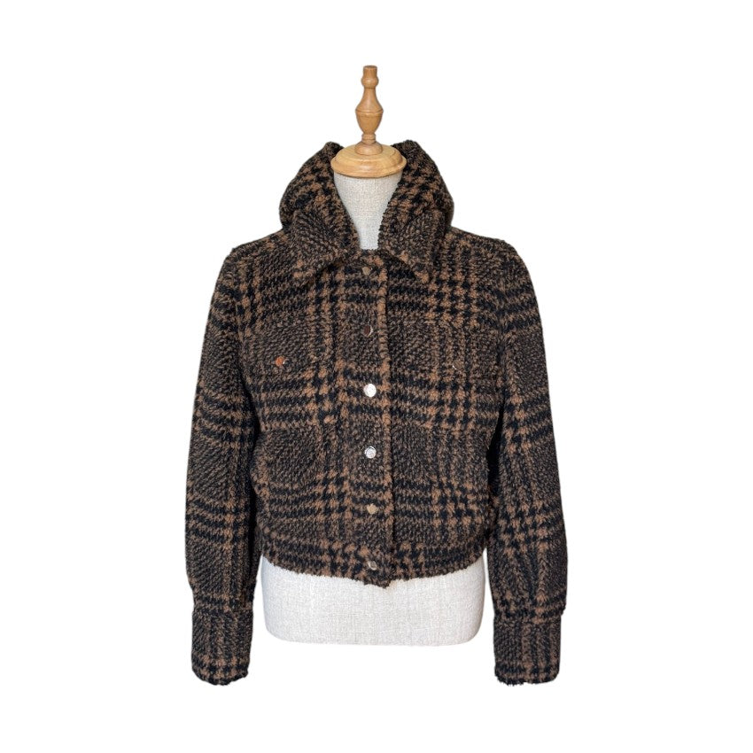 Veronica Beard Jeans Faux Fur Jacket