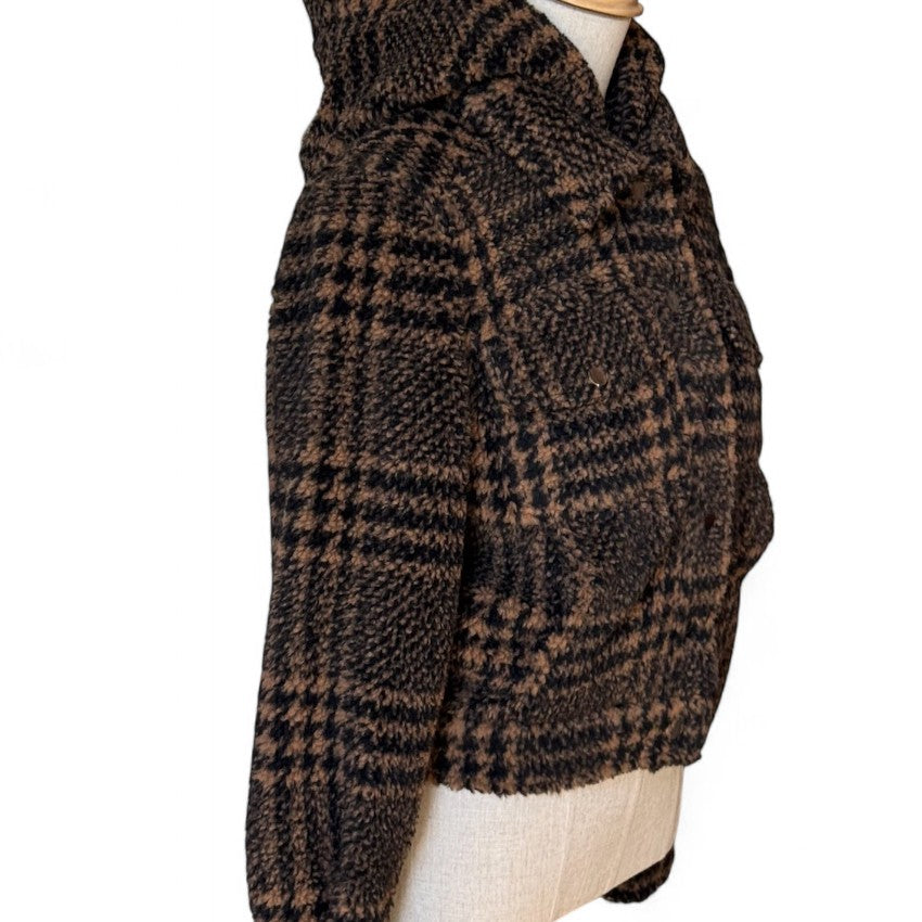 Veronica Beard Jeans Faux Fur Jacket
