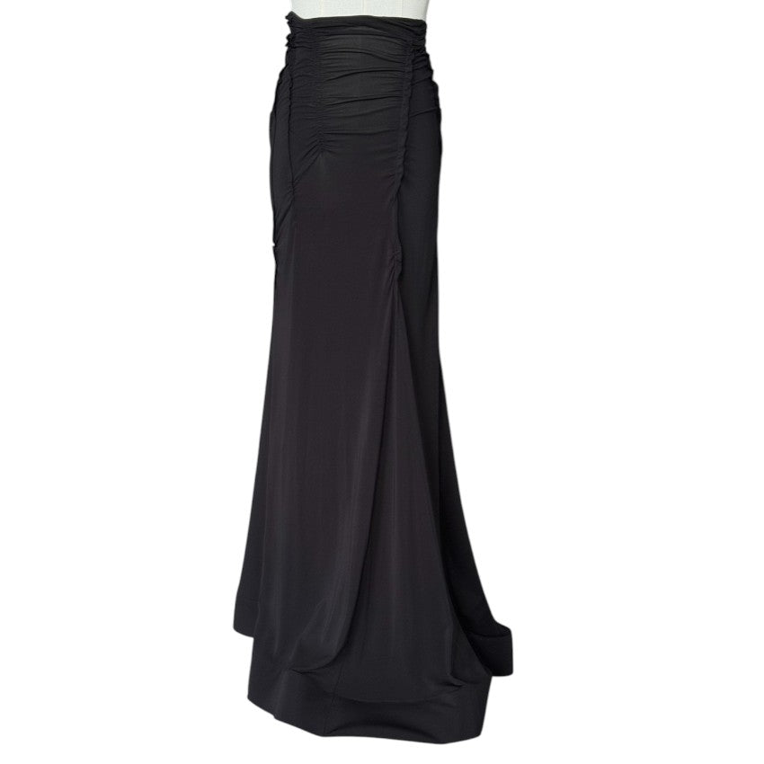 Alberta Ferretti Jersey Maxi Skirt