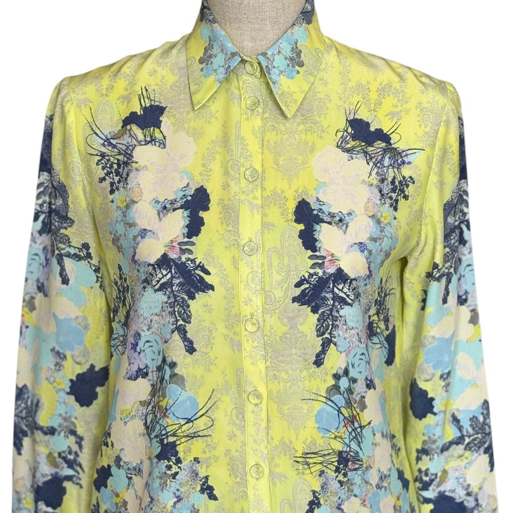 Erdem Printed Silk Blouse