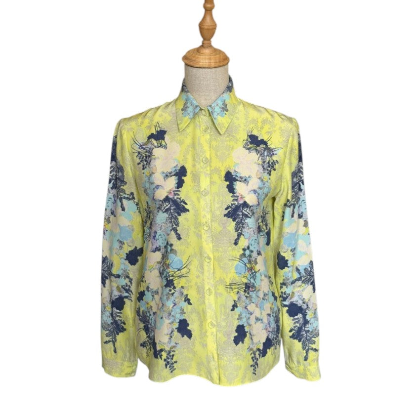 Erdem Printed Silk Blouse