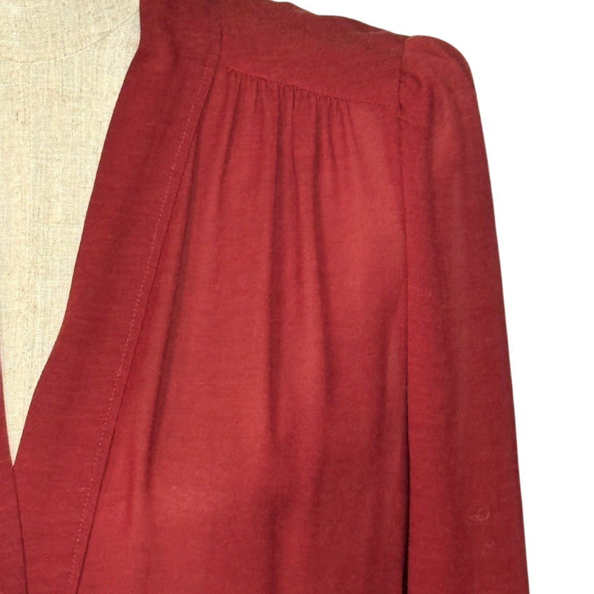Isabel Marant Brick Red Dress