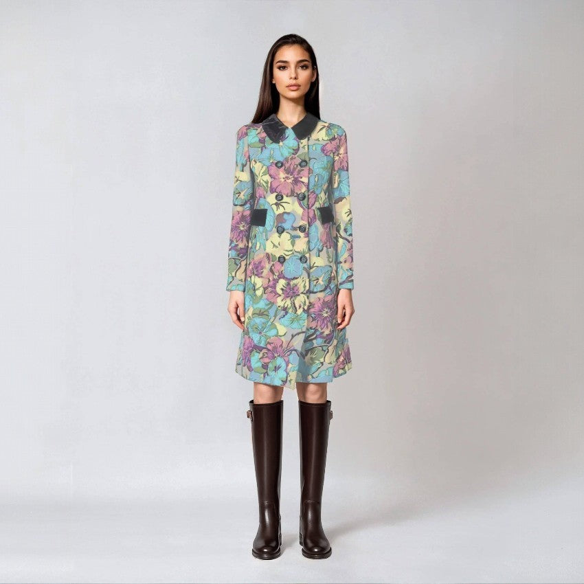Moschino Cheap & Chic Floral Coat