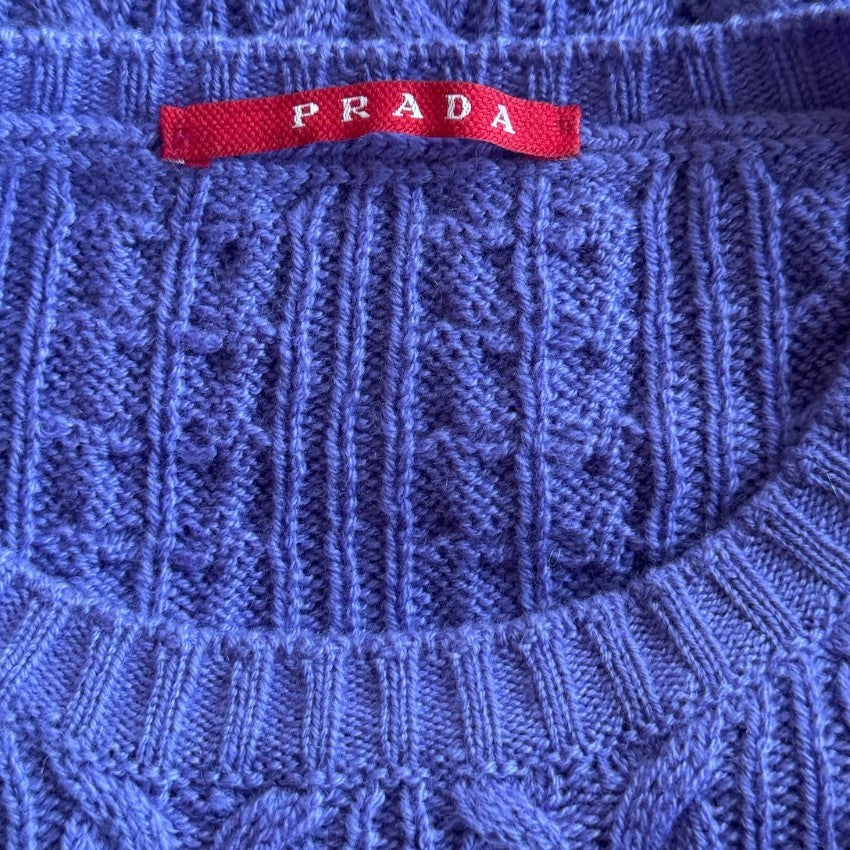 Prada Lavender Cashmere Sweater