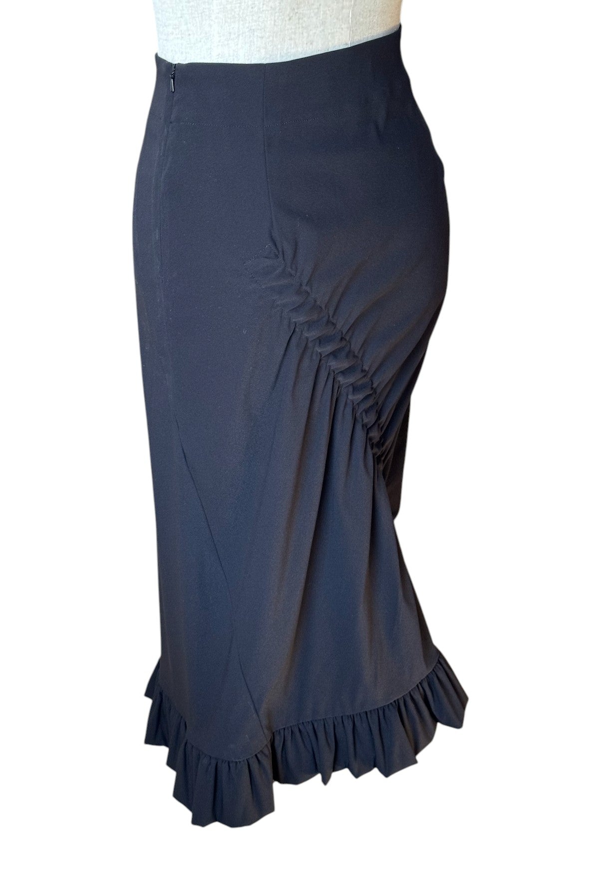 Preen Ruffled Pencil Skirt
