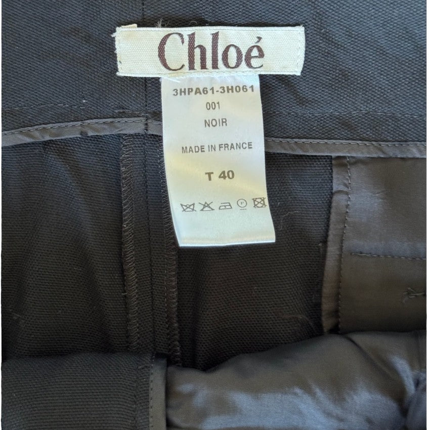 Chloe Flared Wool Trousers