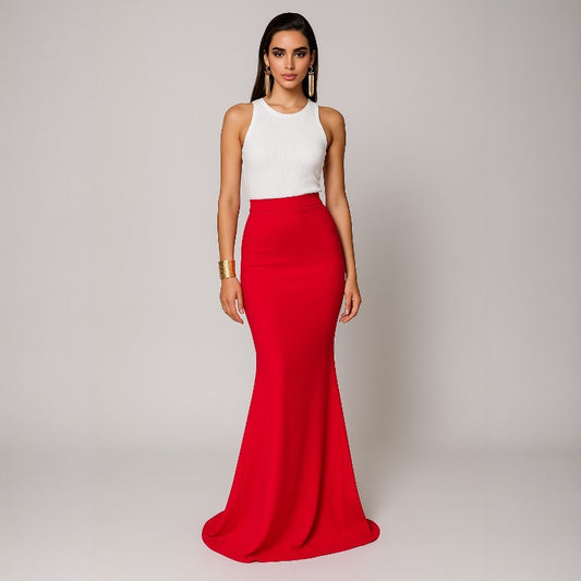 Carolina Herrera High Waist Maxi Skirt