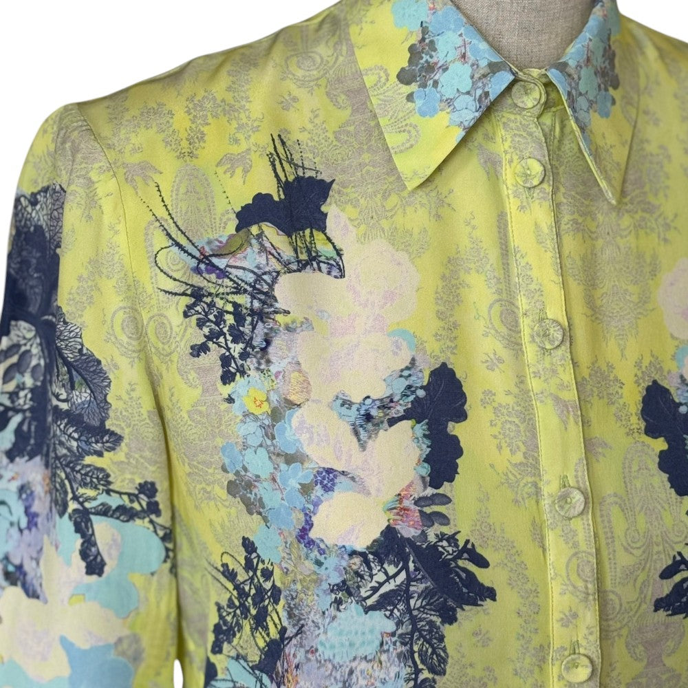 Erdem Printed Silk Blouse