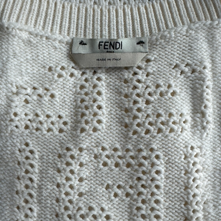 Fendi Cotton Sleeveless Sweater