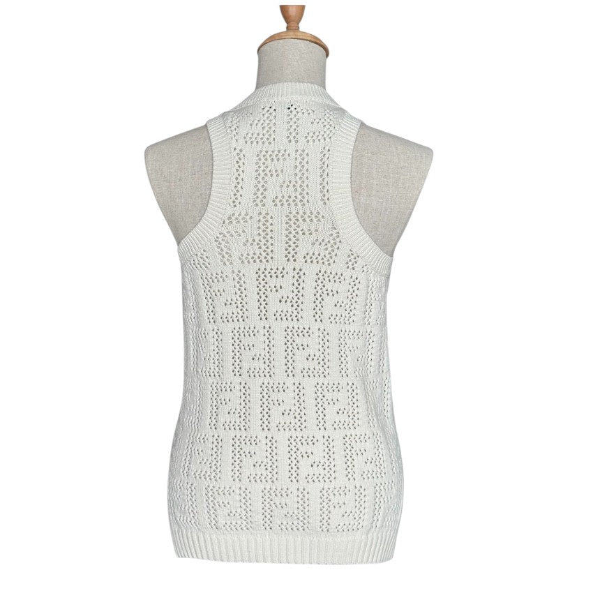 Fendi Cotton Sleeveless Sweater