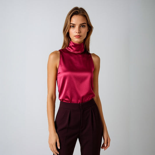 Gucci Plum Silk Top