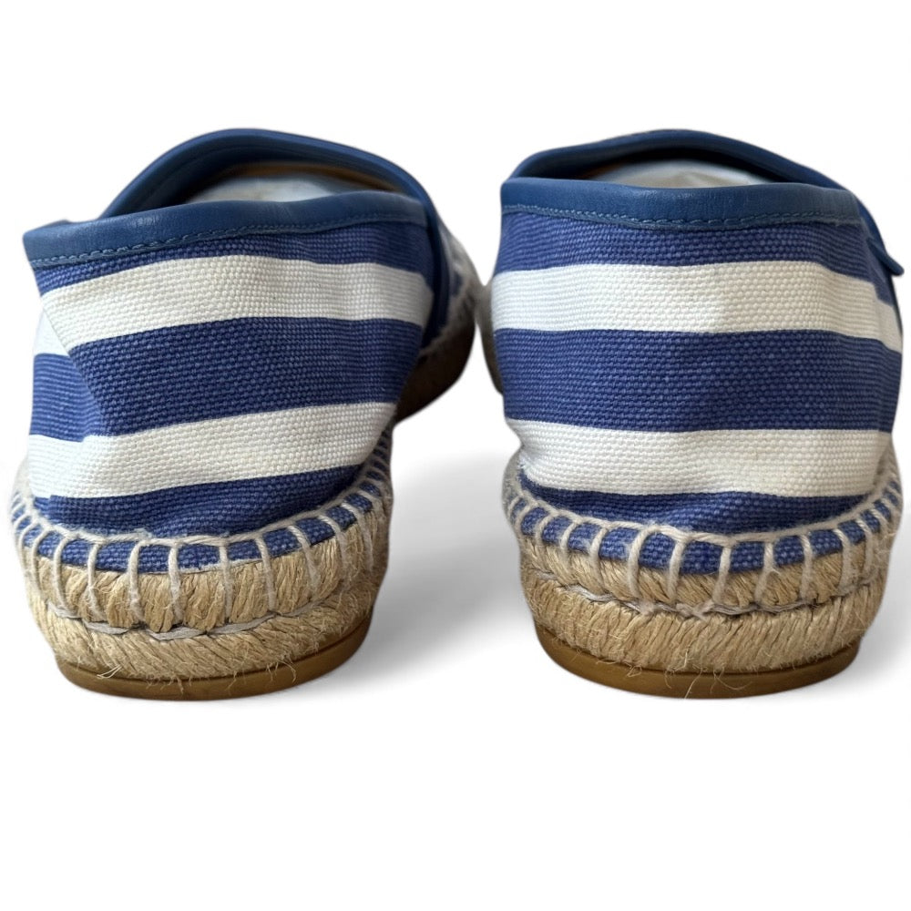 Gucci Striped Canvas Espadrilles