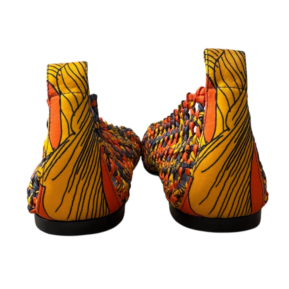 Hermes Woven flats