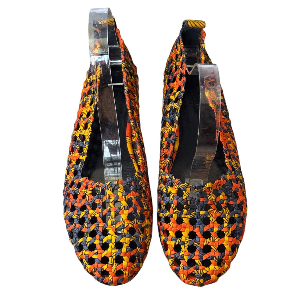 Hermes Woven flats