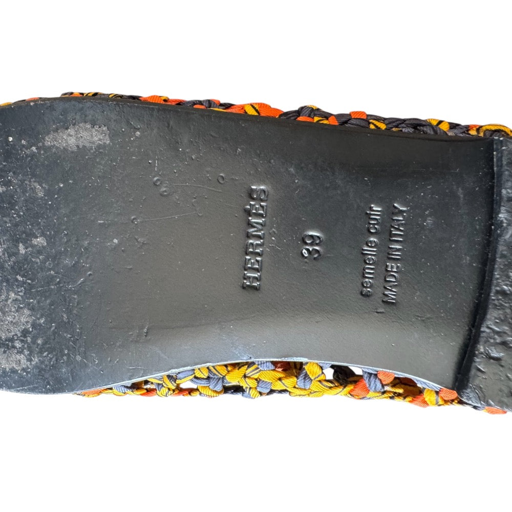 Hermes Woven flats