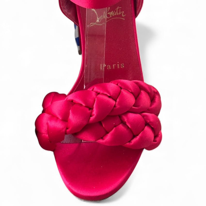 Christian Louboutin Silk Sandals