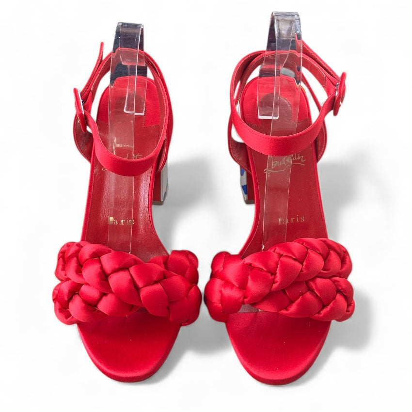 Christian Louboutin Silk Sandals
