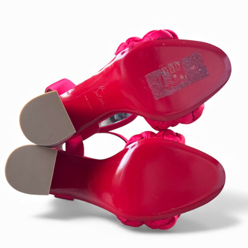 Christian Louboutin Silk Sandals