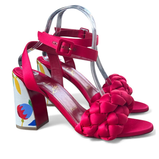 Christian Louboutin Silk Sandals