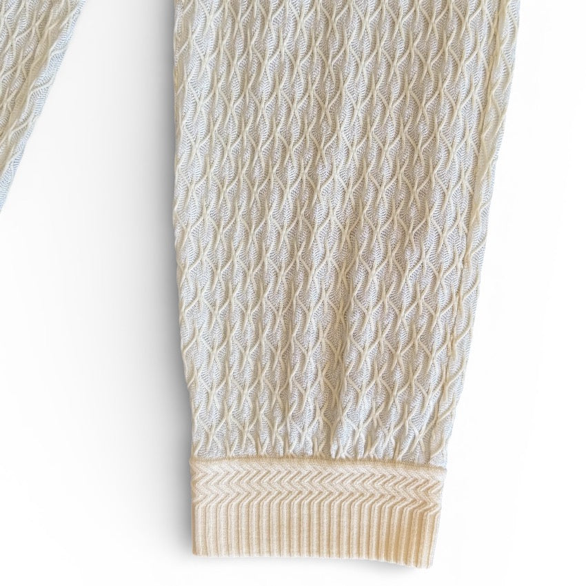 Missoni Ecru Knit Cuffed Pants