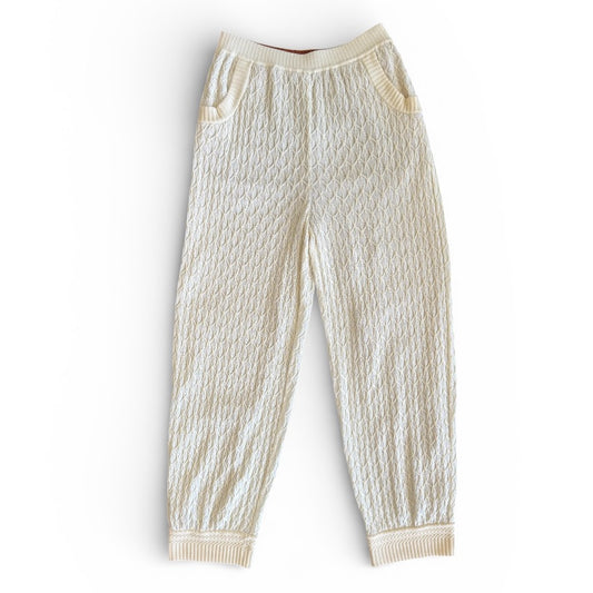 Missoni Ecru Knit Cuffed Pants
